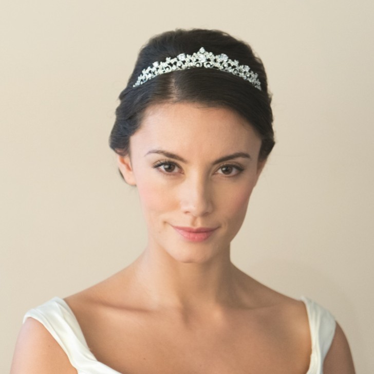 Ivory and Co Tiara ślubna z kryształkami Clementine