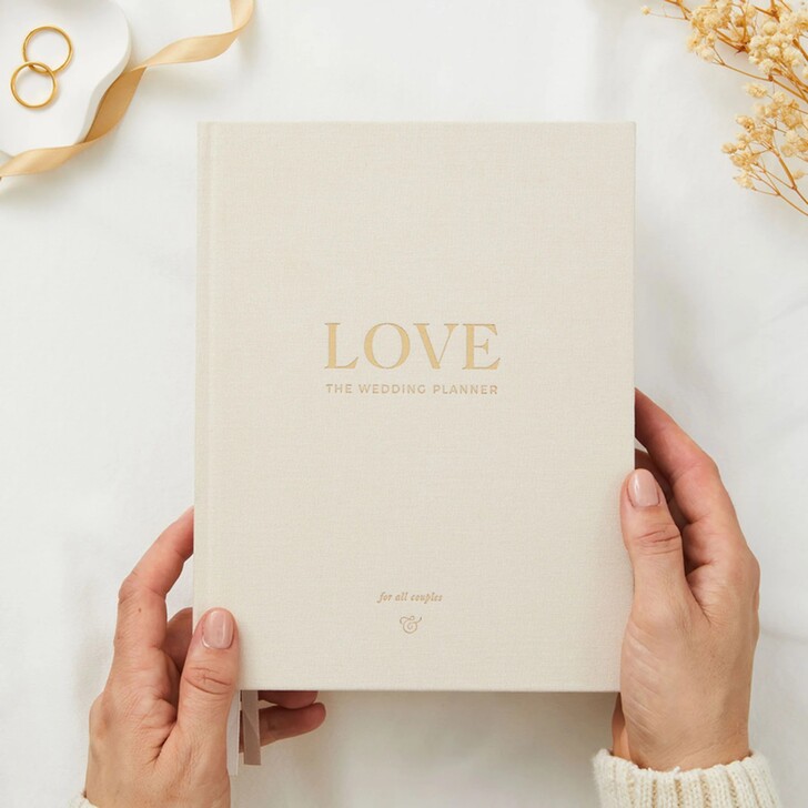 Ivory 'LOVE' The Wedding Planner Book