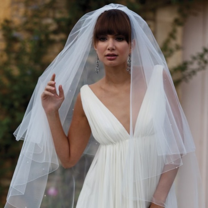Joyce Jackson Sahara Two Tier Diamante Veil