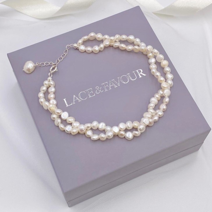 Katarina Twisted Freshwater Pearl Bracelet