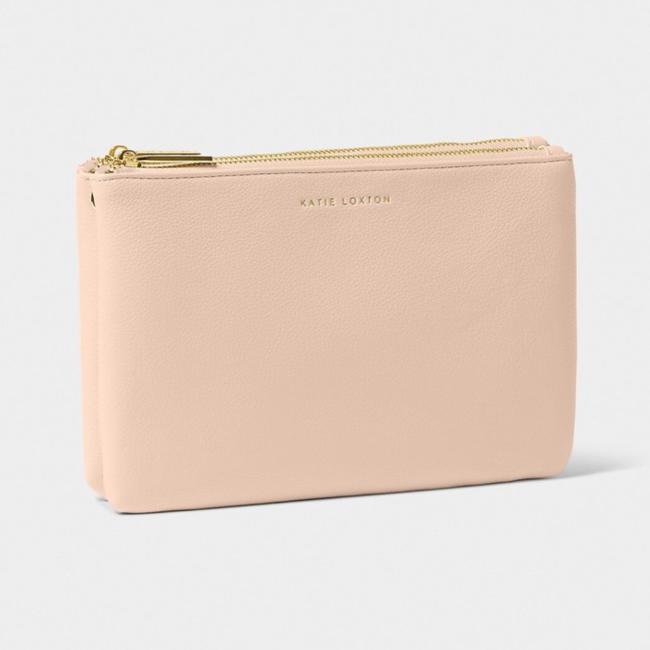 Katie Loxton Bolsa doble en rosa nude