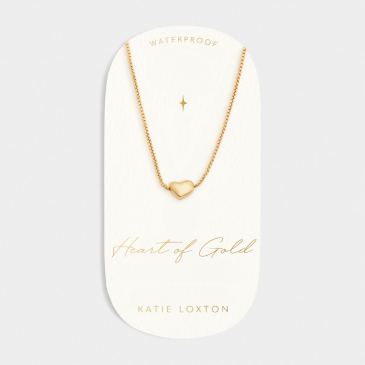 Katie Loxton Colar com pingente de ouro «Heart of Gold»