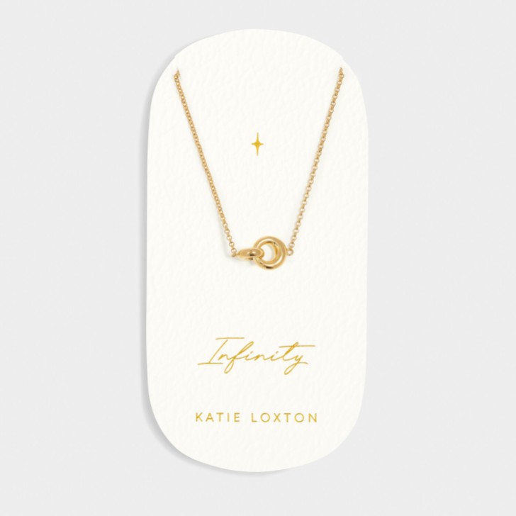 Katie Loxton Colar com pingente em ouro «Infinity»