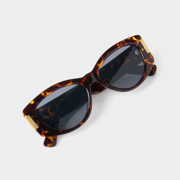 Katie Loxton Óculos de sol ovais Rimini em tartaruga