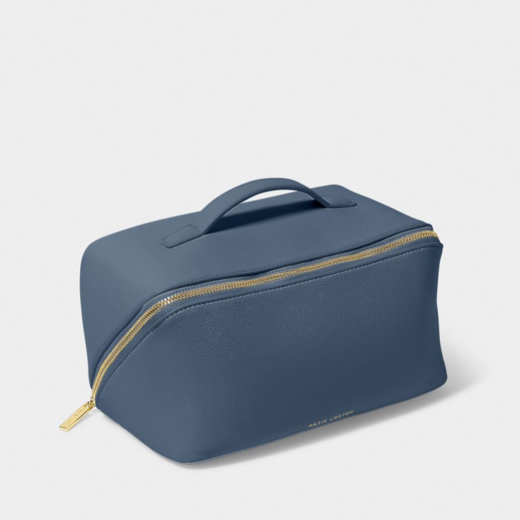 Katie Loxton Duża kosmetyczka i torba na przybory toaletowe w kolorze granatowym