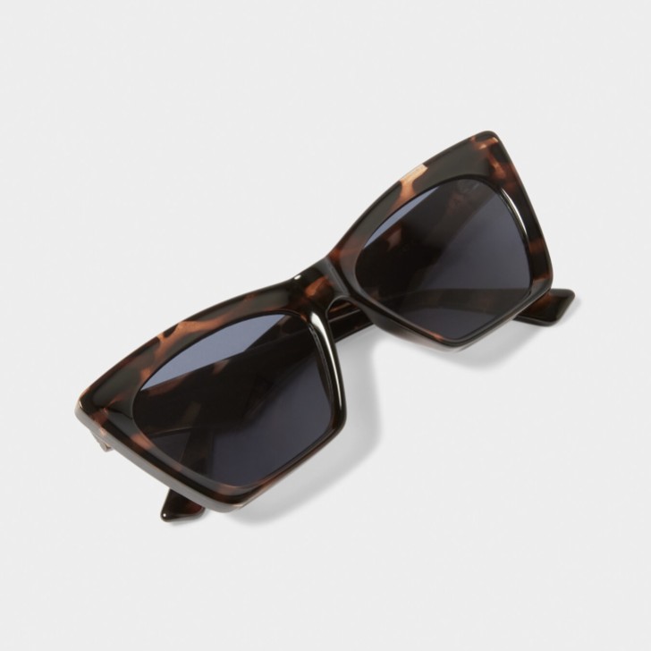 Katie Loxton Gafas de sol Morocco en carey marrón oscuro