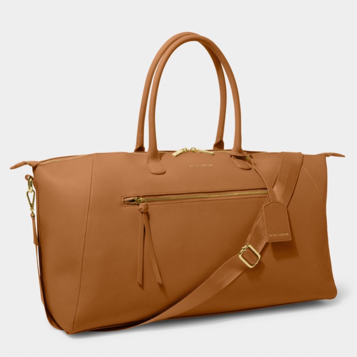 Katie Loxton Mala de viagem Chelsea Cognac para o fim de semana