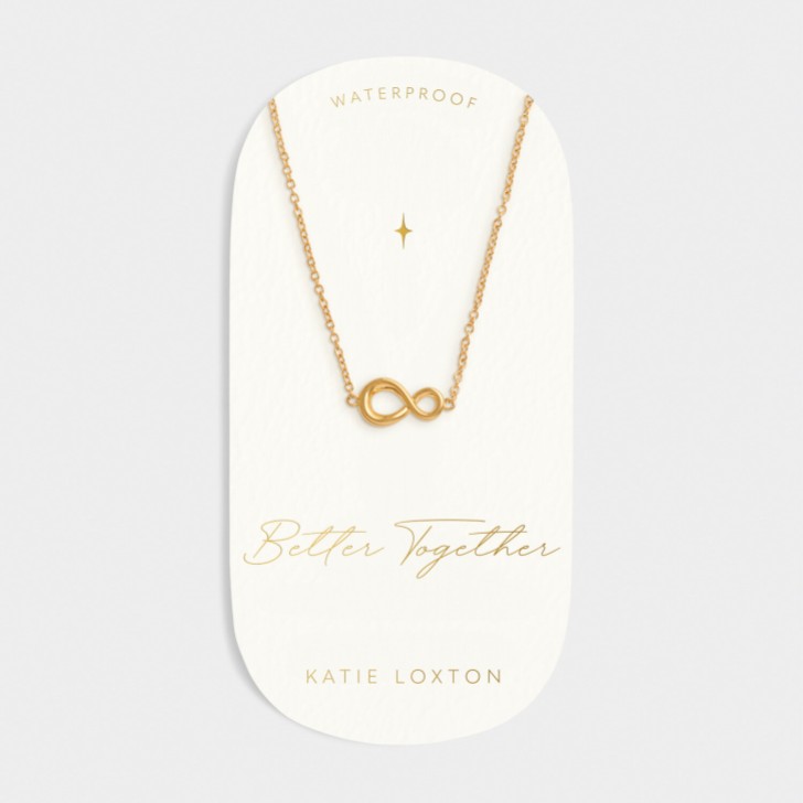 Katie Loxton Naszyjnik ze złotą zawieszką „Better Together”