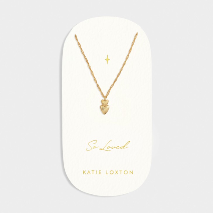 Katie Loxton Naszyjnik ze złotą zawieszką „So Loved”