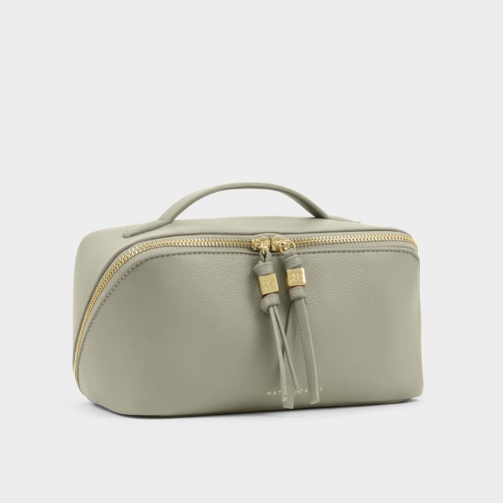 Katie Loxton Neceser para maquillaje y aseo Soho, color verde medio