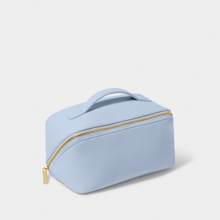 Katie Loxton Niebieska kosmetyczka i woreczek na przybory toaletowe