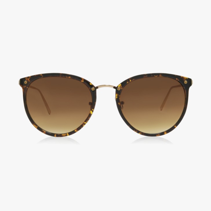 Katie Loxton Santorini Tortoiseshell Wide Cat Eye Sunglasses