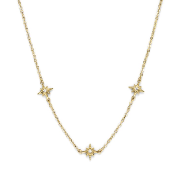 Olivia Burton Collar apilable North Star chapado en oro