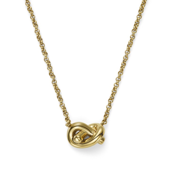 Olivia Burton Collar chapado en oro con el nudo de los enamorados