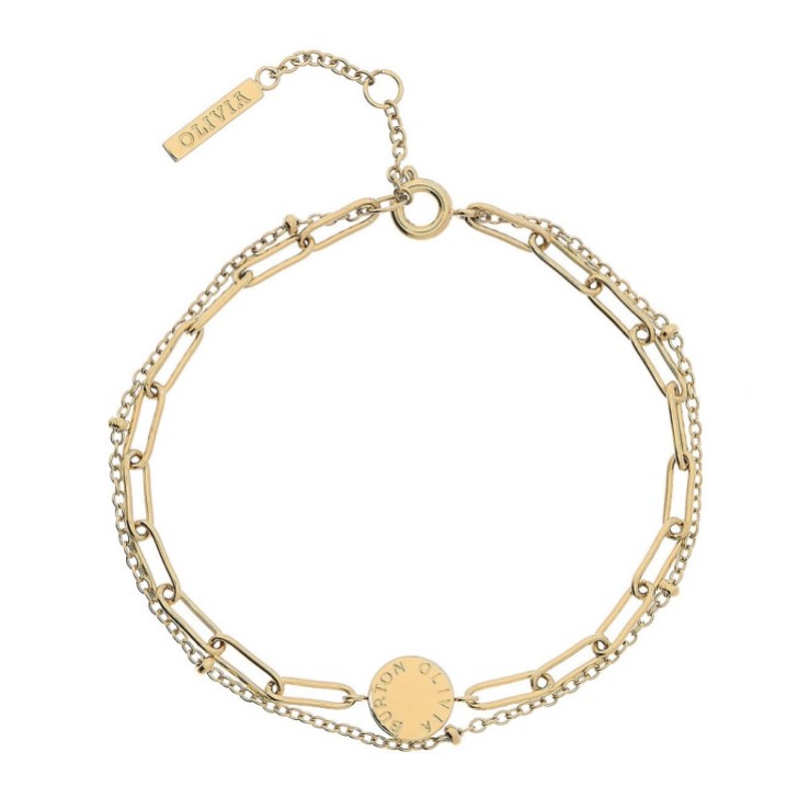 Olivia Burton Pulseira empilhável Illusion Gold