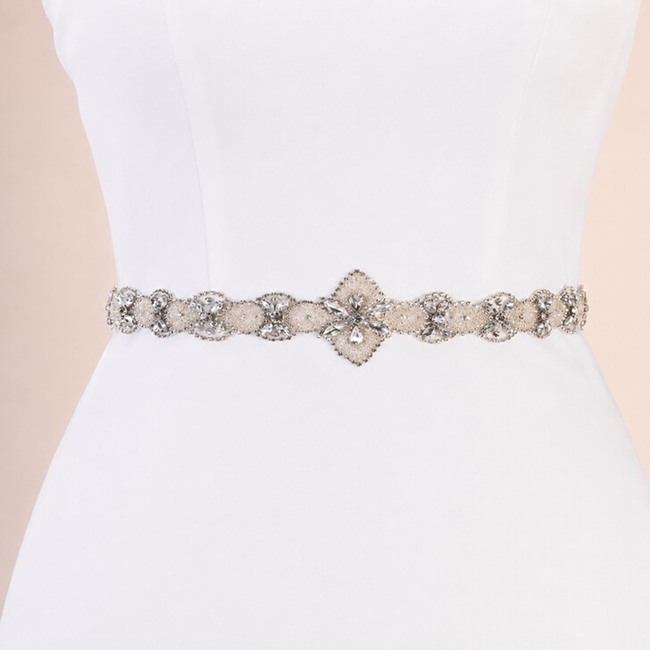 Perfect Bridal Auffälliger, im Vintage-Stil gehaltener Kristallgürtel