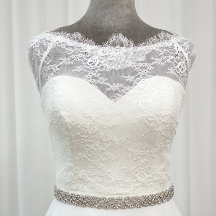 Perfect Bridal Cinto de casamento Josefina com cristais brilhantes