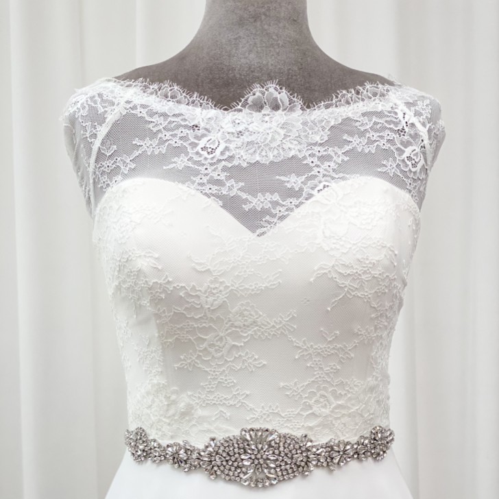 Perfect Bridal Cinto para vestido Lana com cristais brilhantes