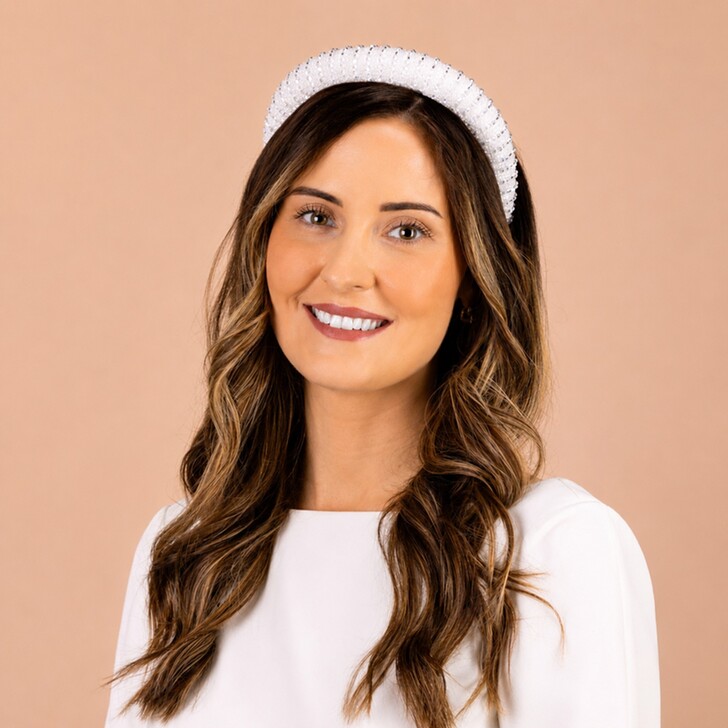 Perfect Bridal Crystal and Bead Padded Bridal Headband