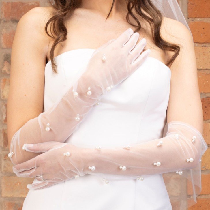 4 Paia Guanti Lunghi In Raso Per Donna - Eleganti Guanti Da Sera Anni '20 Per Matrimoni E Feste A Tema