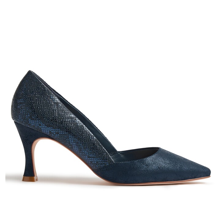Perfect Bridal Scarpe da tennis Alma Navy in pelle di serpente