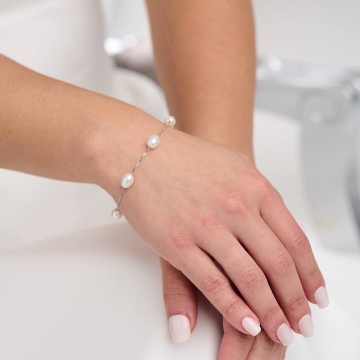 Pulseira de pérolas de água doce Kala