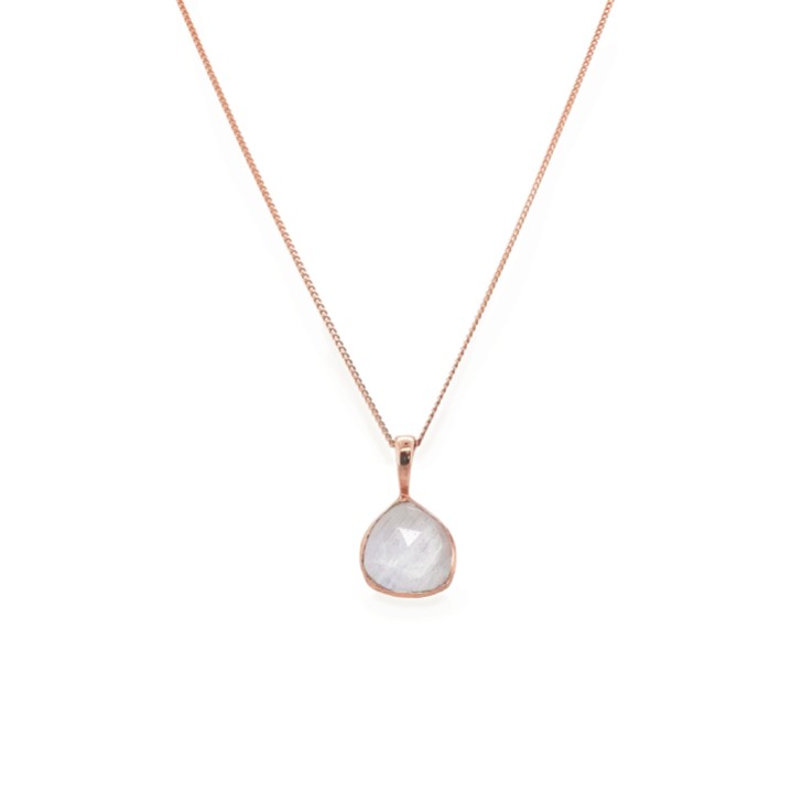 Sarah Alexander Pendentif Echo Moonstone en or rose