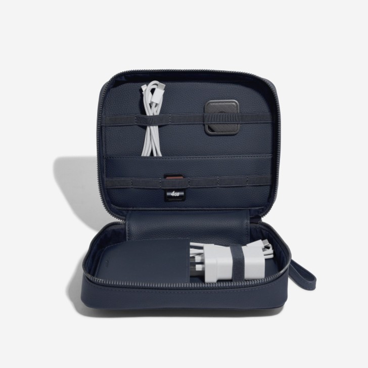 Stackers Bolsa organizadora para cables en color azul marino