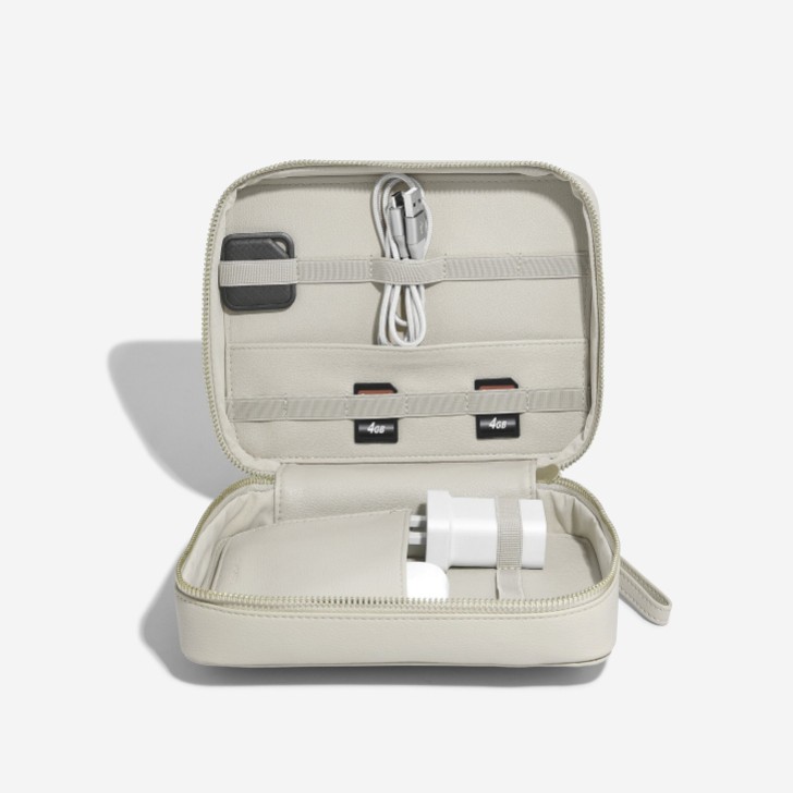 Stackers Oatmeal Cable Tidy Organizer Bag