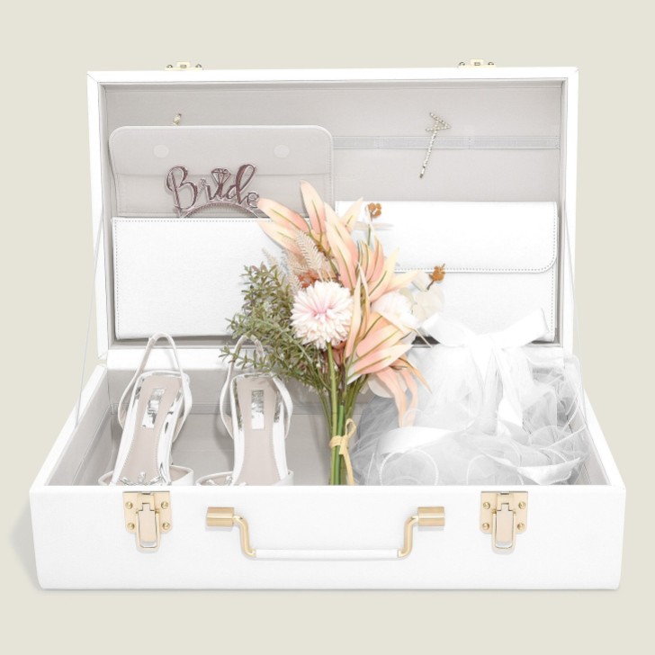 Stackers White Pebble Memory Storage Box