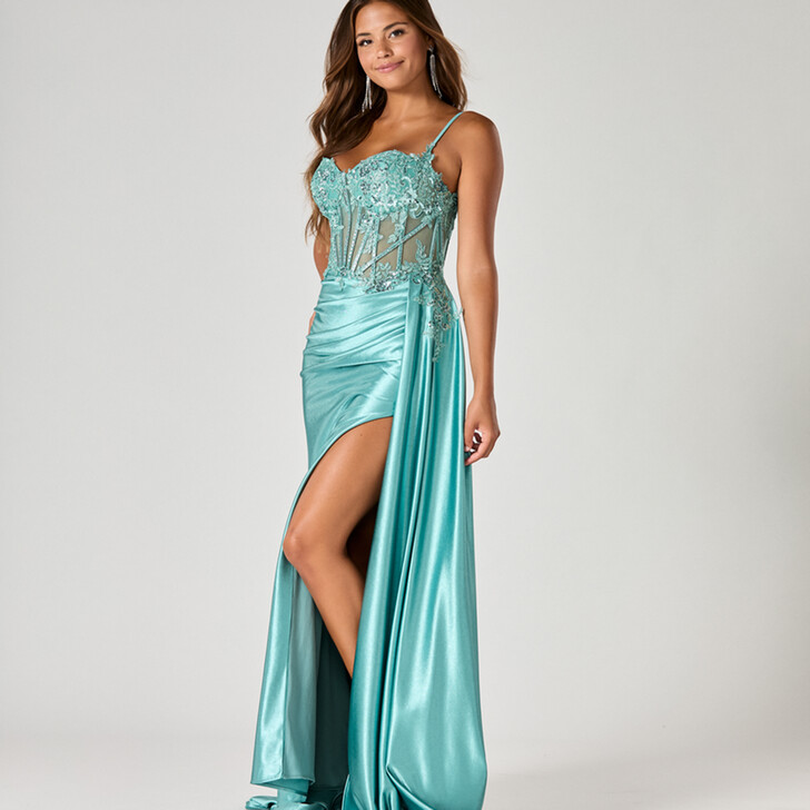 Suknia balowa Tiffanys Wynter w kolorze Duck Egg Blue TFY