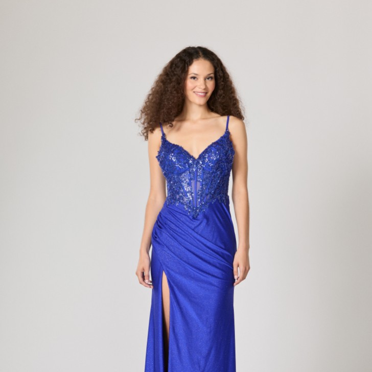 Tiffanys Angelina Royal Blue TFY Prom Dress