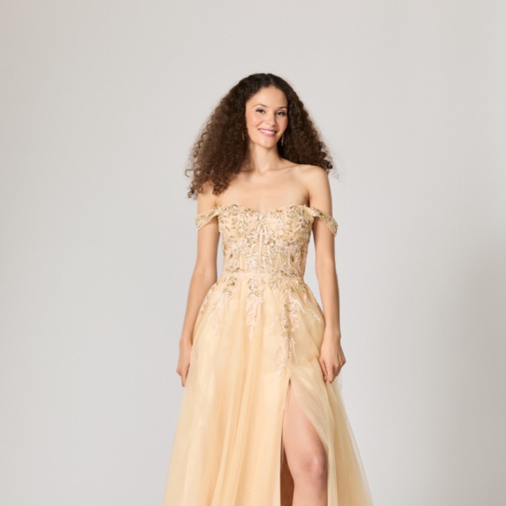 Tiffanys Destiny Champagne TFY Prom Dress