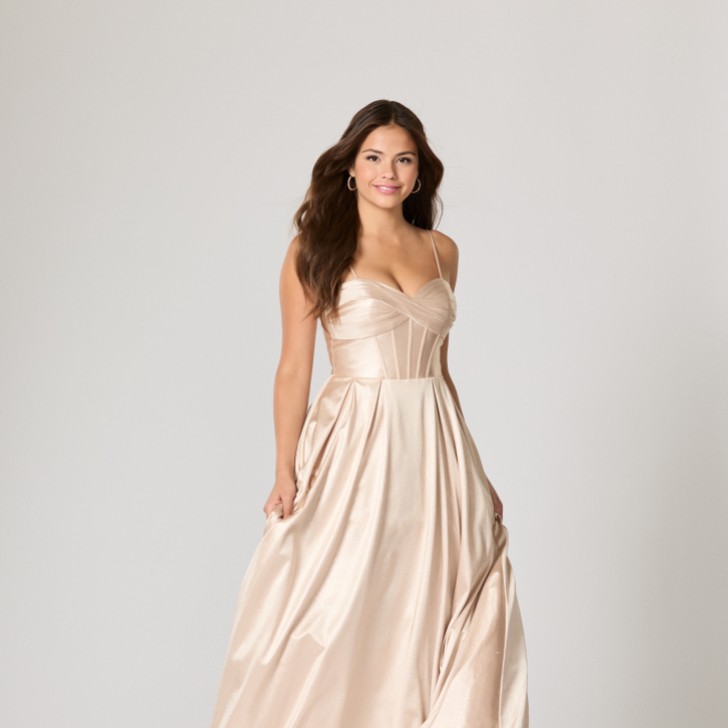Tiffanys Ellis Champagne TFY Prom Dress