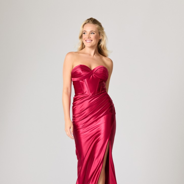 Tiffanys Jersey Red TFY Prom Dress