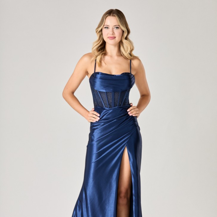 Tiffanys Lulu Navy TFY Robe de bal de fin d'année