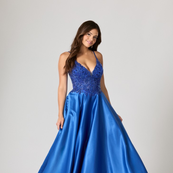 Tiffanys Marissa Königsblau TFY Abschlussballkleid