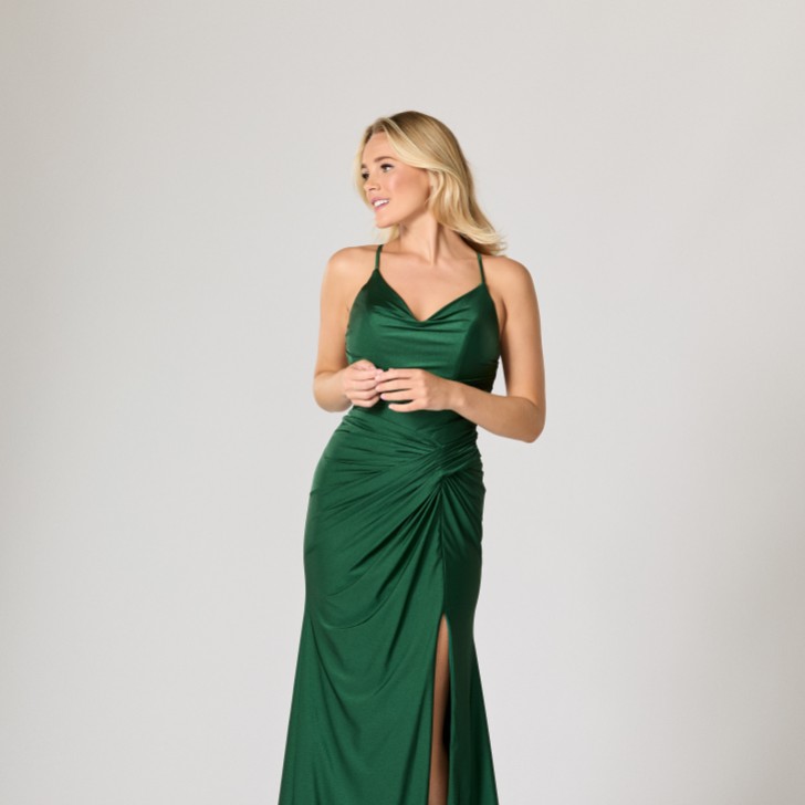 Tiffanys Ophelia Dark Green TFY Robe de bal de fin d'année
