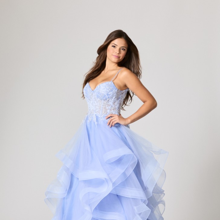 Vestido de baile Hayley Indigo TFY da Tiffany