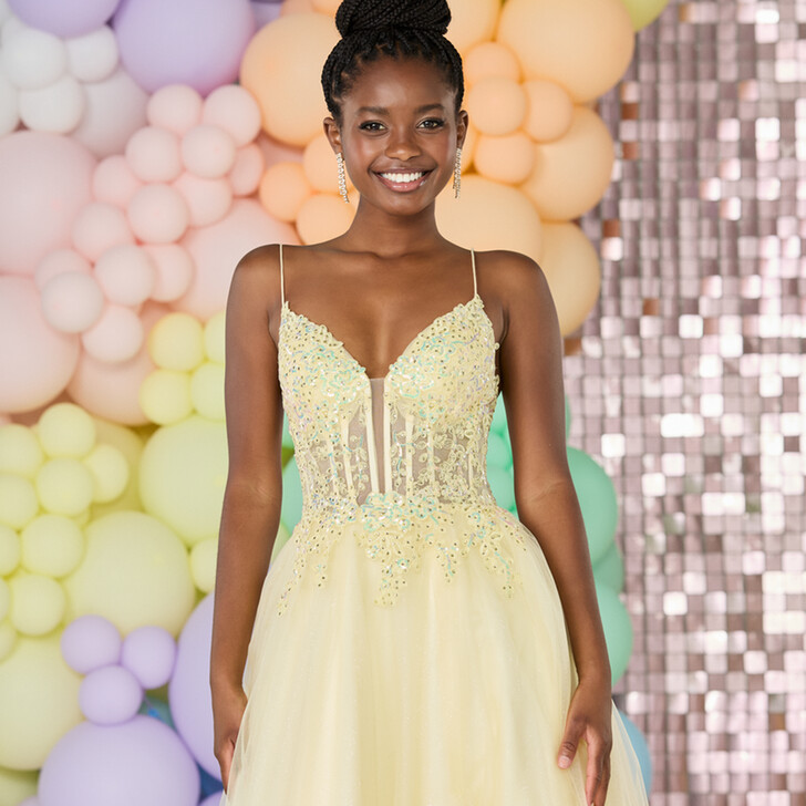 Vestido de fiesta Sabina Lemon de Tiffany
