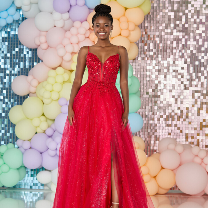 Vestido de fiesta Sabina Red de Tiffany