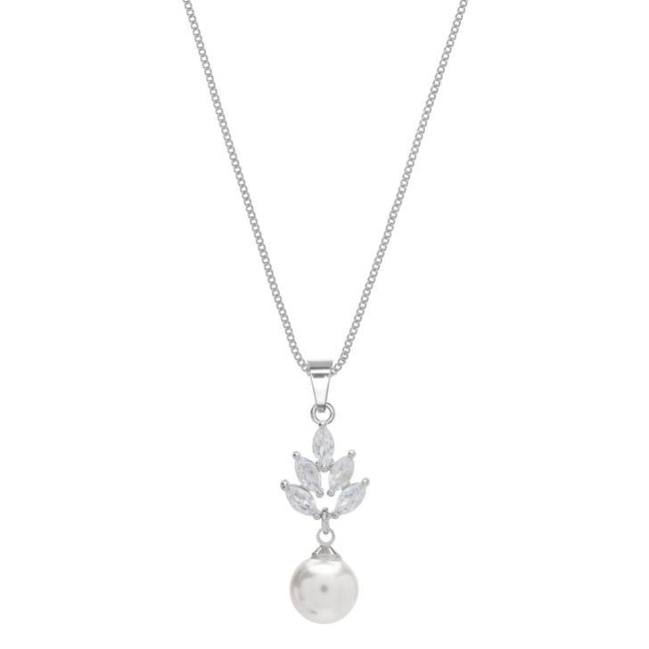 Vienna Vintage Pearl Drop Wedding Necklace