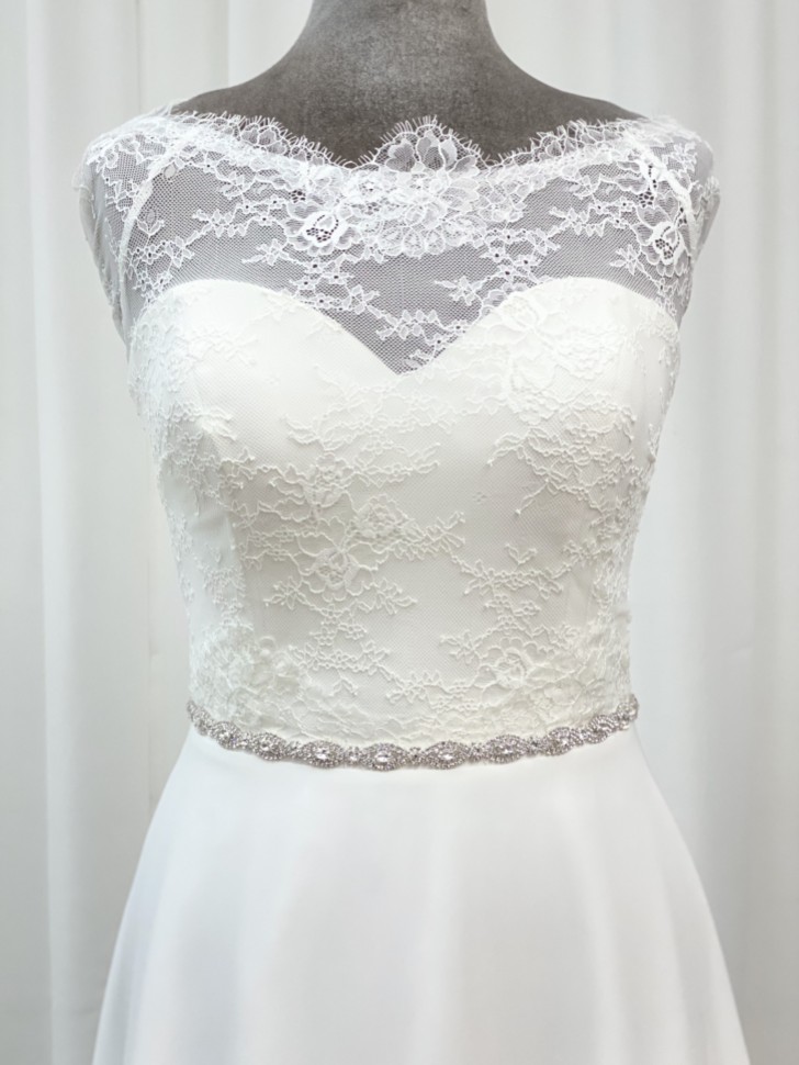 Hadley Schmaler Ovaler Diamant-Brautgürtel