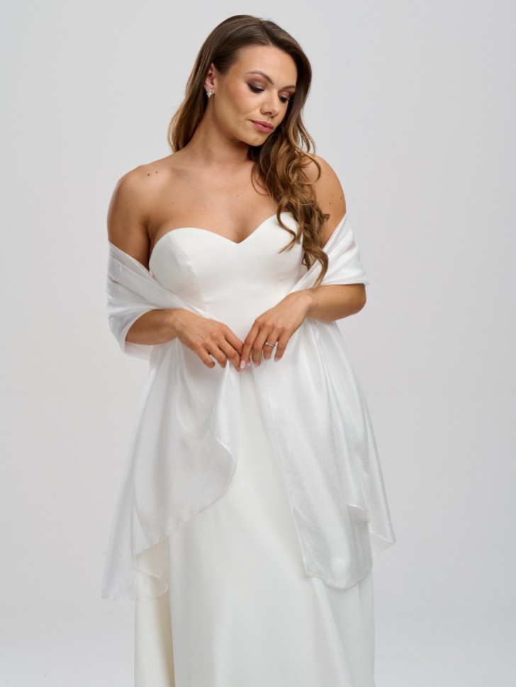 Ivory Lightweight Wedding Shawl