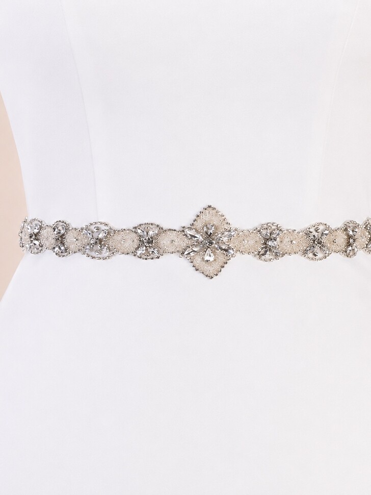 Perfect Bridal Cinto de cristal com um toque vintage