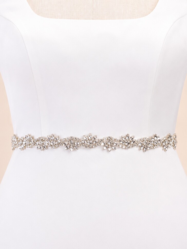 Perfect Bridal Cinto de noiva elegante em cristal vintage