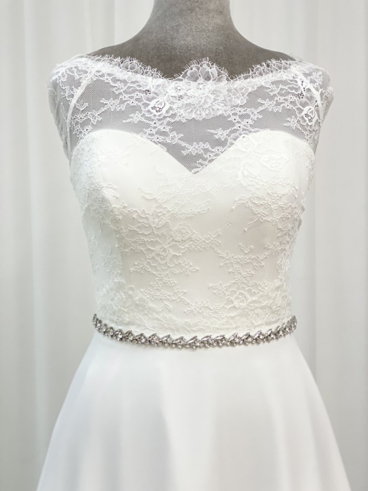 Perfect Bridal Taylor Thin Crystal Wedding Dress Belt