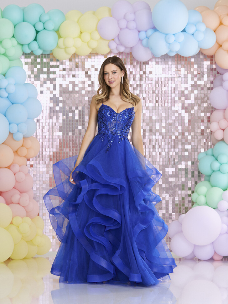 Robe de bal « Beth Royal Blue TFY » de Tiffany