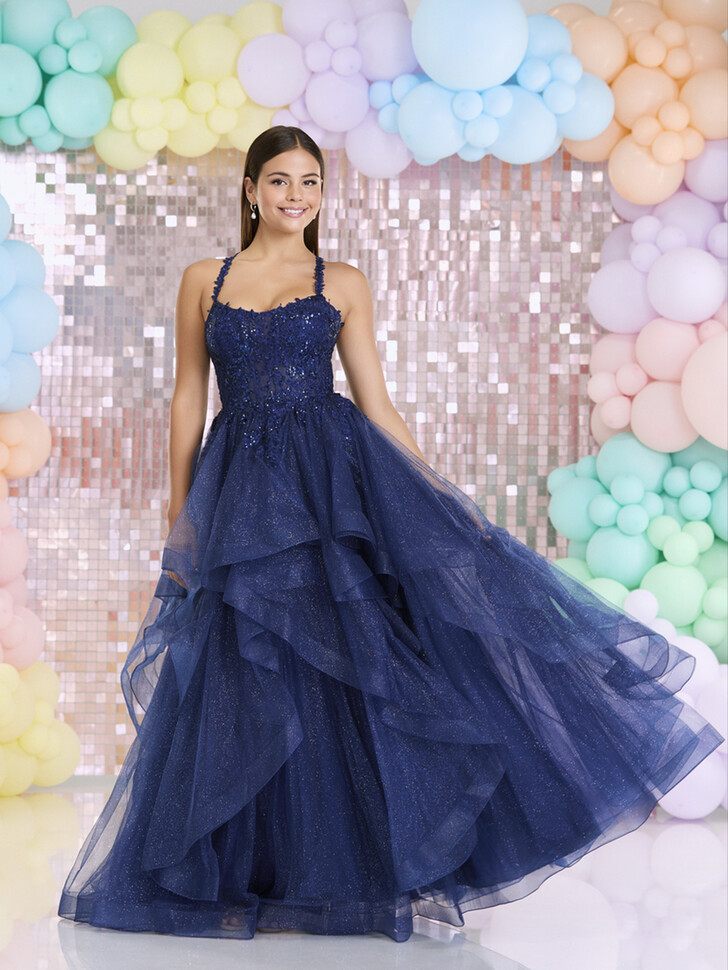 Robe de bal Tiffanys Abby Navy TFY