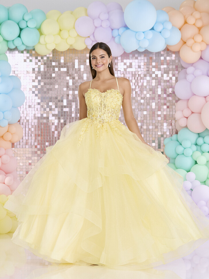 Tiffanys Casey Yellow TFY Prom Dress